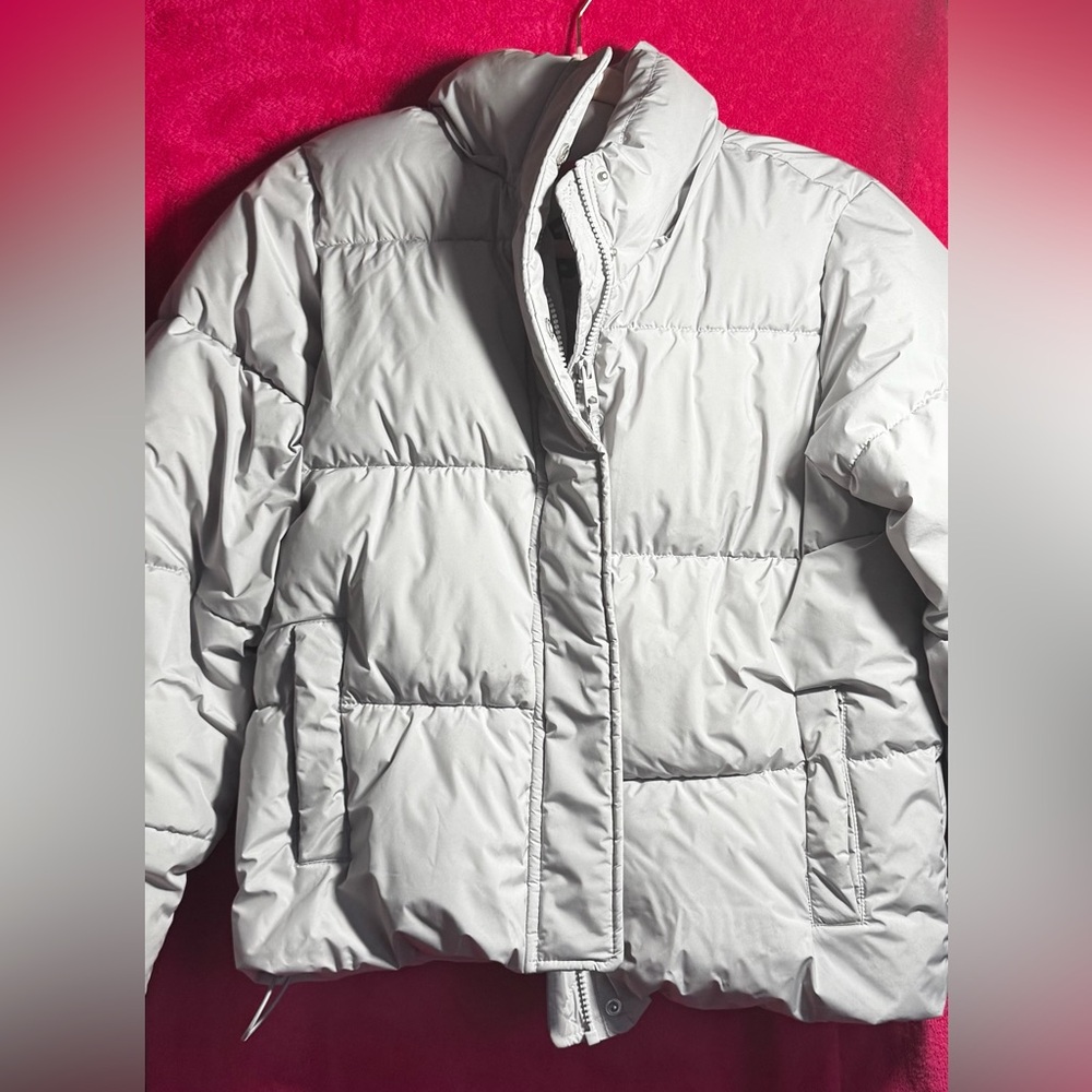Garage Light Gray Perfect Puffer Jacket